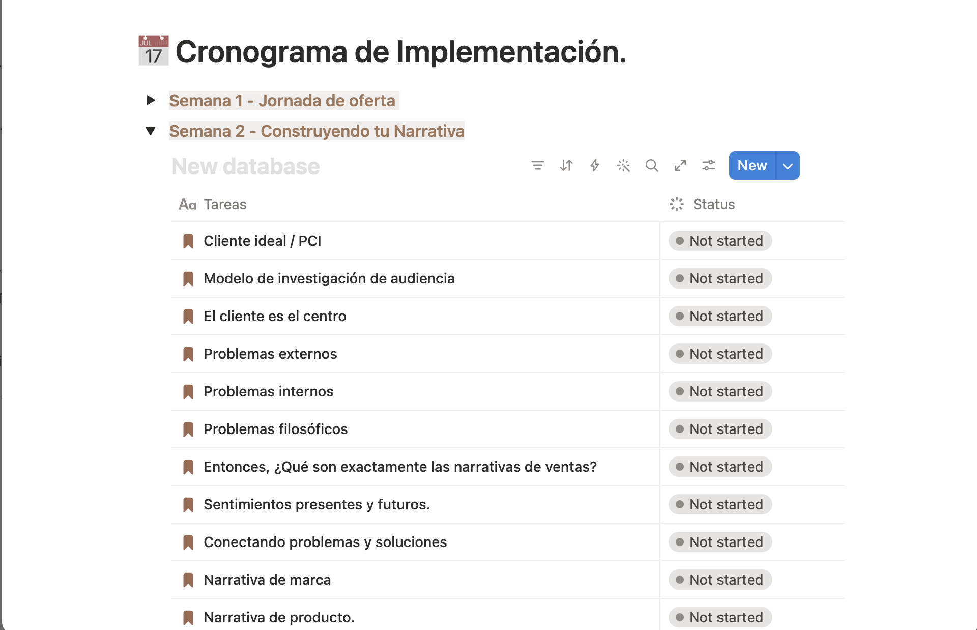 Plan de Acción Personalizado Semanal